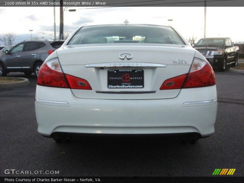 Moonlight White / Wheat 2008 Infiniti M 35x AWD Sedan