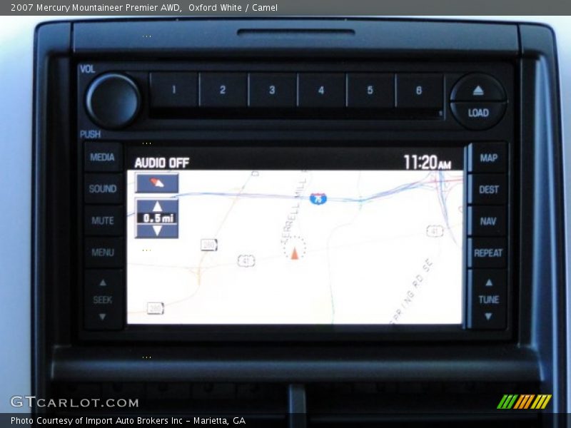 Oxford White / Camel 2007 Mercury Mountaineer Premier AWD
