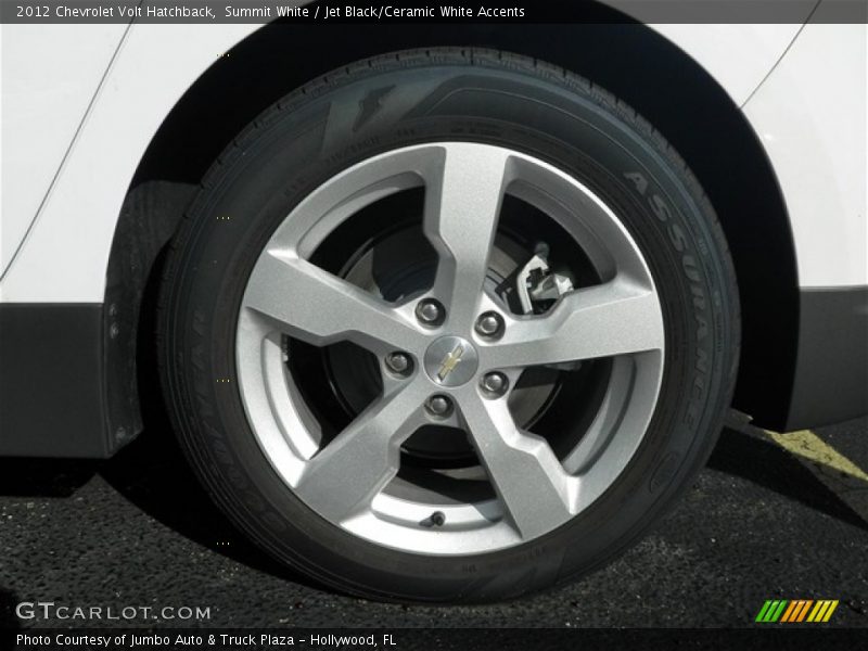 Summit White / Jet Black/Ceramic White Accents 2012 Chevrolet Volt Hatchback