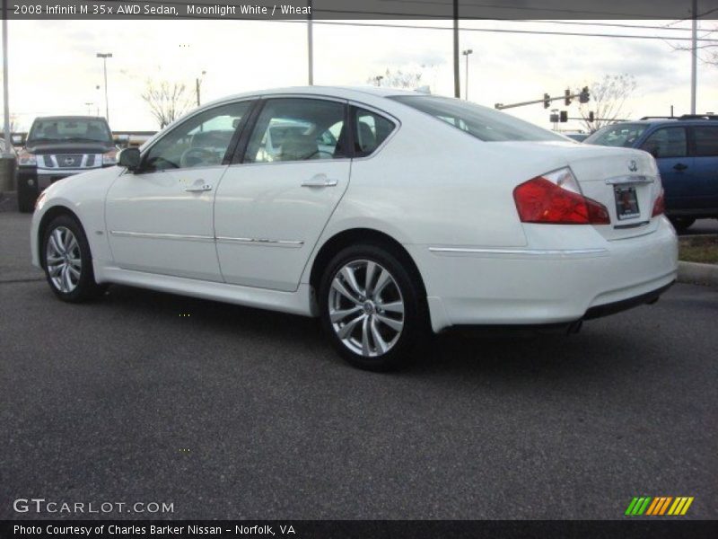 Moonlight White / Wheat 2008 Infiniti M 35x AWD Sedan