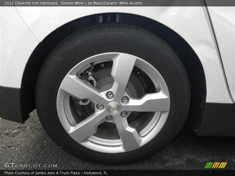 Summit White / Jet Black/Ceramic White Accents 2012 Chevrolet Volt Hatchback