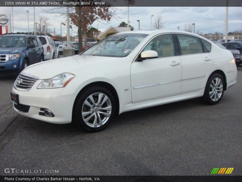 Moonlight White / Wheat 2008 Infiniti M 35x AWD Sedan