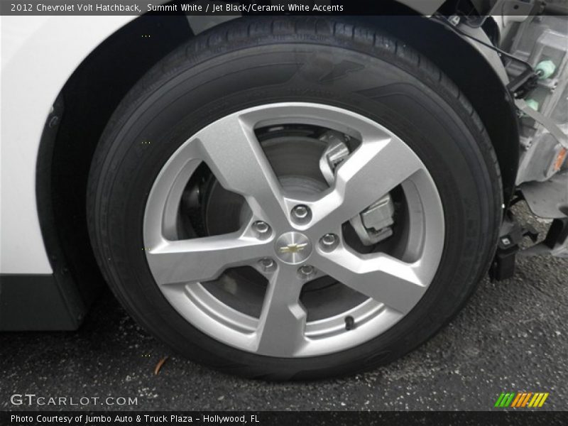 Summit White / Jet Black/Ceramic White Accents 2012 Chevrolet Volt Hatchback