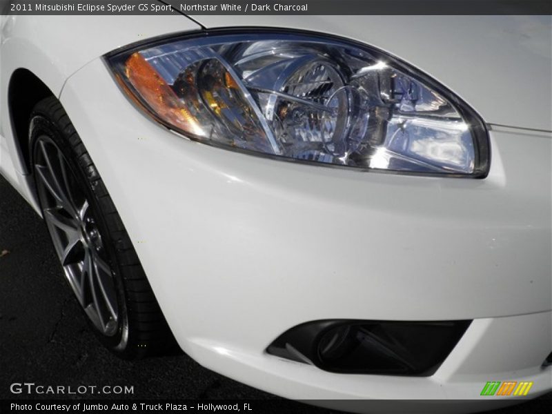 Northstar White / Dark Charcoal 2011 Mitsubishi Eclipse Spyder GS Sport