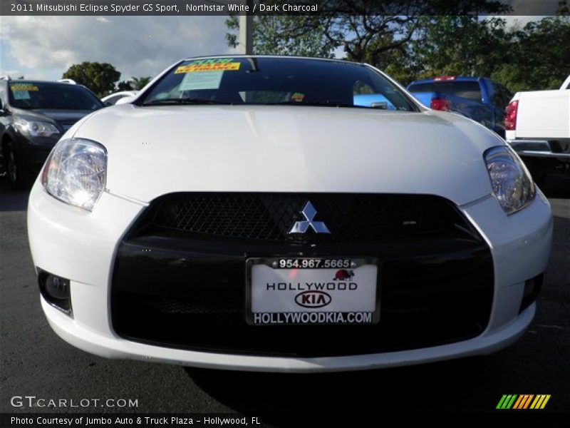Northstar White / Dark Charcoal 2011 Mitsubishi Eclipse Spyder GS Sport