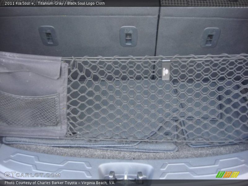 Titanium Gray / Black Soul Logo Cloth 2011 Kia Soul +