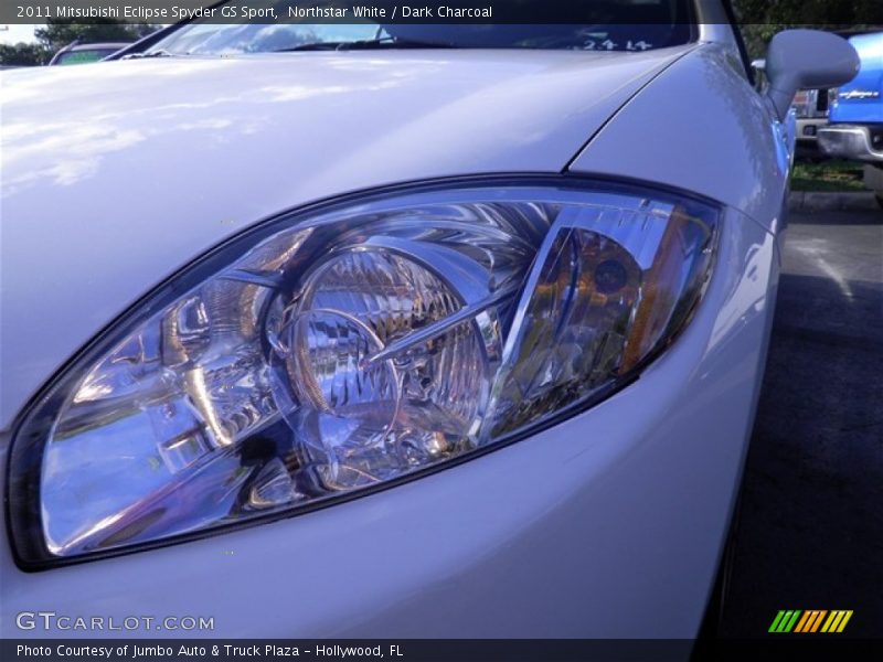 Northstar White / Dark Charcoal 2011 Mitsubishi Eclipse Spyder GS Sport