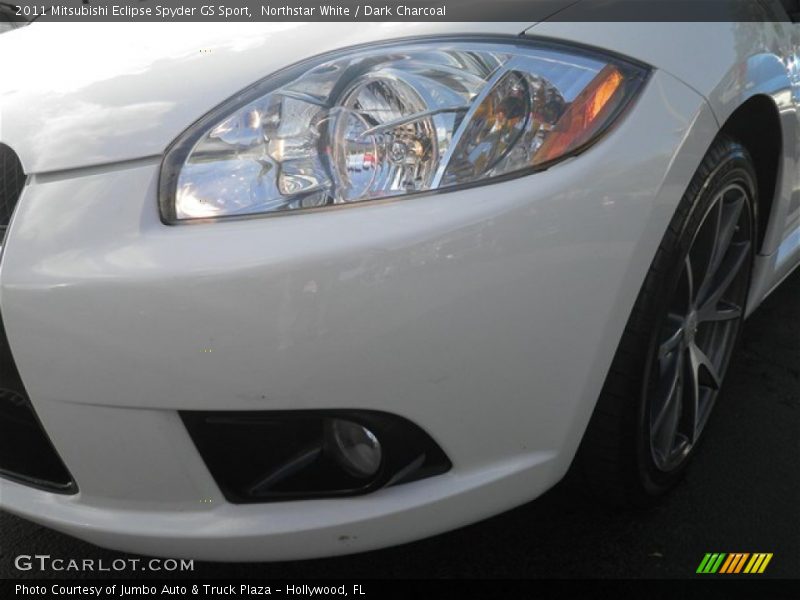 Northstar White / Dark Charcoal 2011 Mitsubishi Eclipse Spyder GS Sport