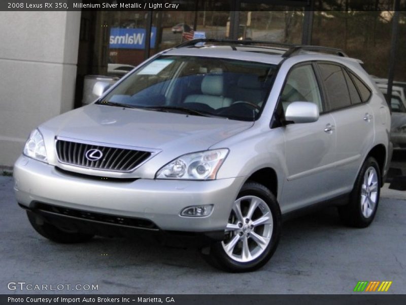Millenium Silver Metallic / Light Gray 2008 Lexus RX 350