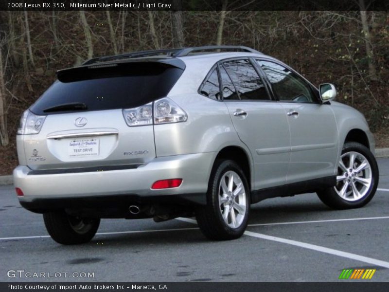 Millenium Silver Metallic / Light Gray 2008 Lexus RX 350