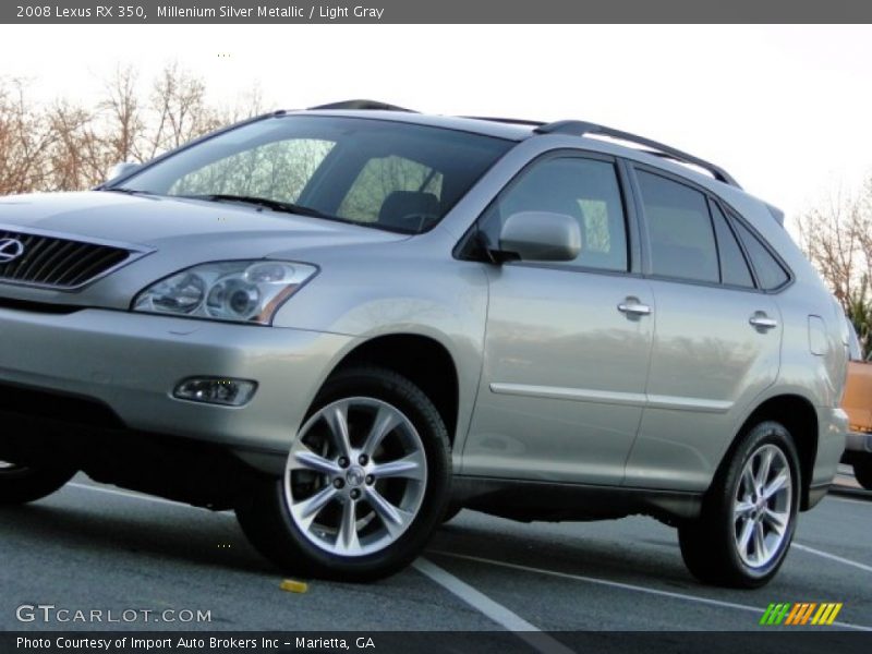 Millenium Silver Metallic / Light Gray 2008 Lexus RX 350
