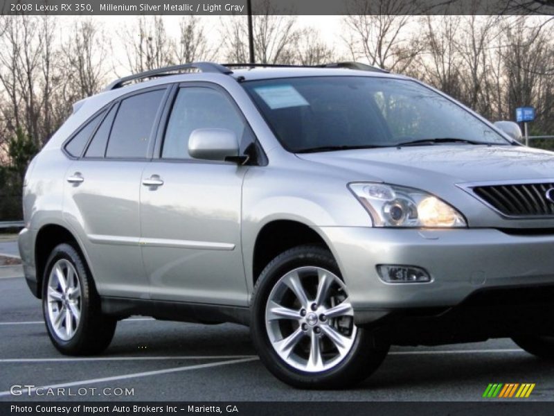 Millenium Silver Metallic / Light Gray 2008 Lexus RX 350