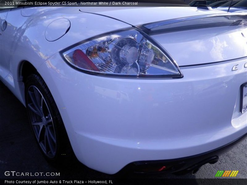 Northstar White / Dark Charcoal 2011 Mitsubishi Eclipse Spyder GS Sport