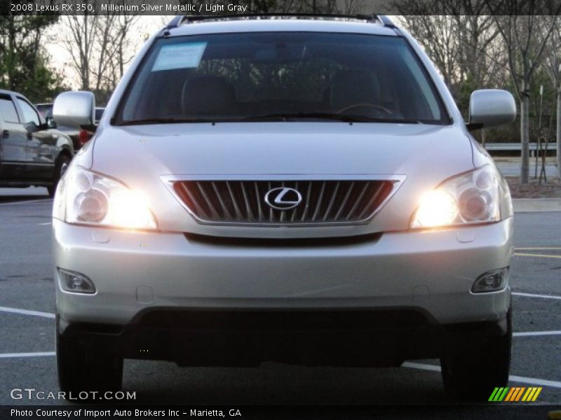 Millenium Silver Metallic / Light Gray 2008 Lexus RX 350