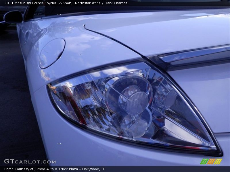 Northstar White / Dark Charcoal 2011 Mitsubishi Eclipse Spyder GS Sport