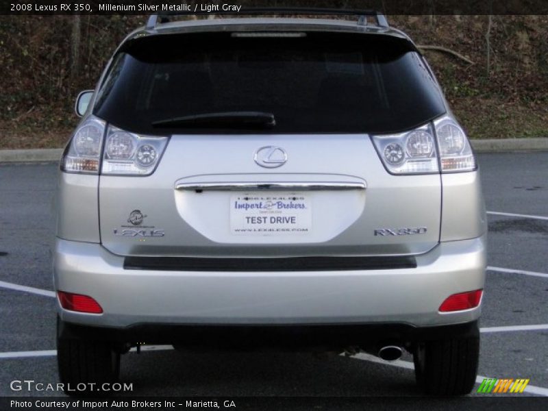Millenium Silver Metallic / Light Gray 2008 Lexus RX 350