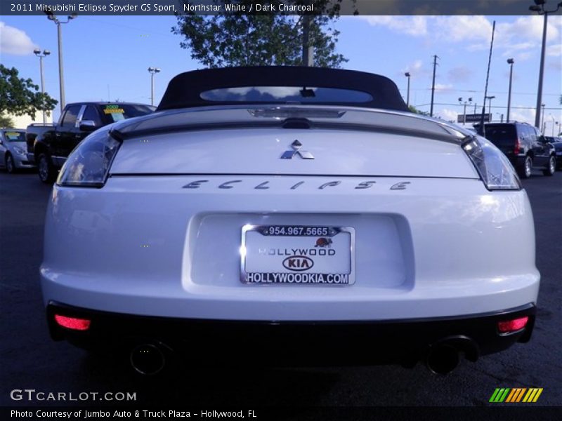 Northstar White / Dark Charcoal 2011 Mitsubishi Eclipse Spyder GS Sport