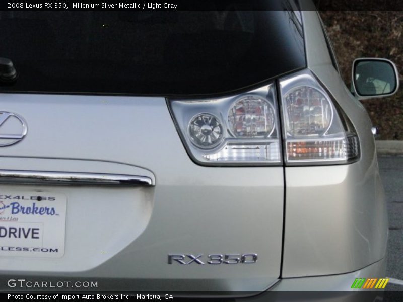 Millenium Silver Metallic / Light Gray 2008 Lexus RX 350