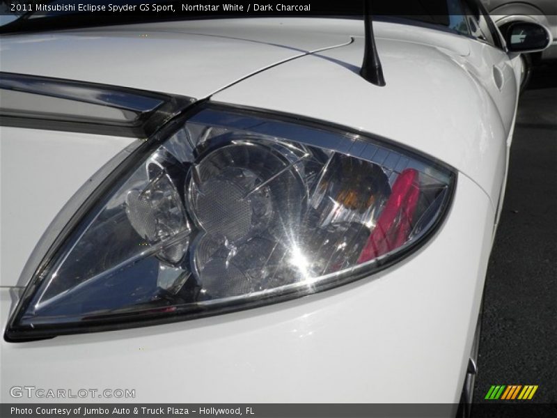 Northstar White / Dark Charcoal 2011 Mitsubishi Eclipse Spyder GS Sport