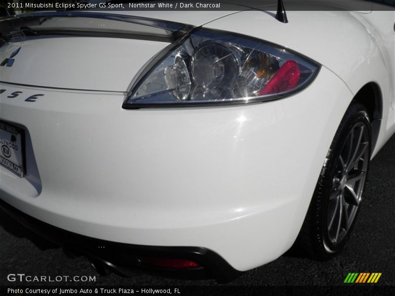 Northstar White / Dark Charcoal 2011 Mitsubishi Eclipse Spyder GS Sport