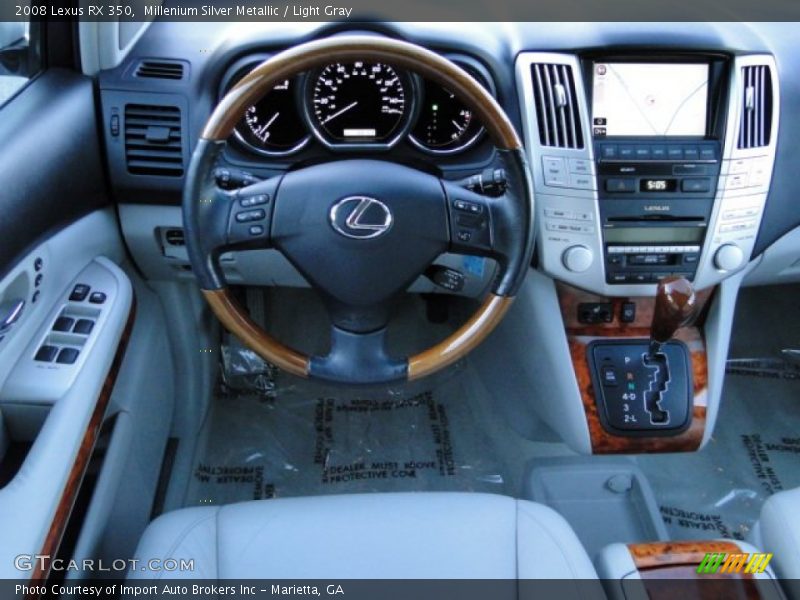 Millenium Silver Metallic / Light Gray 2008 Lexus RX 350