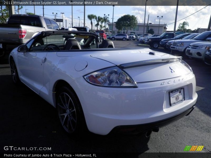 Northstar White / Dark Charcoal 2011 Mitsubishi Eclipse Spyder GS Sport
