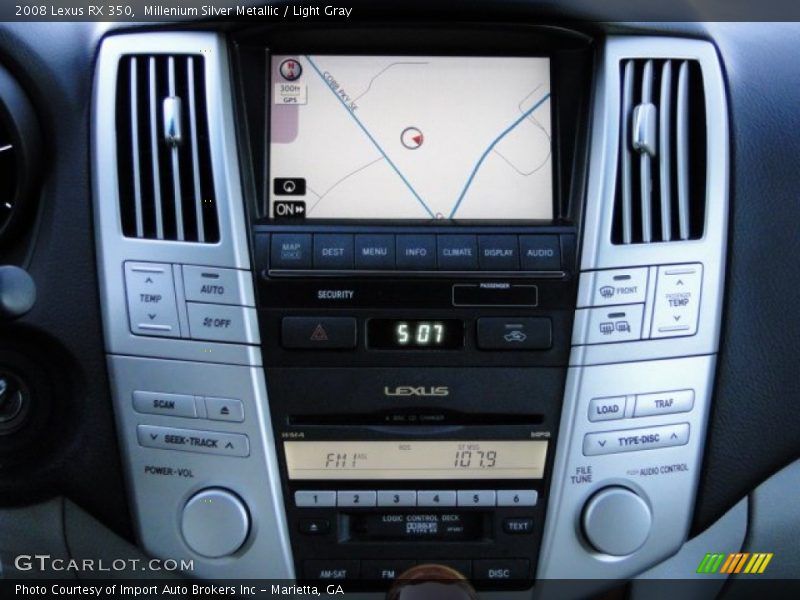 Millenium Silver Metallic / Light Gray 2008 Lexus RX 350