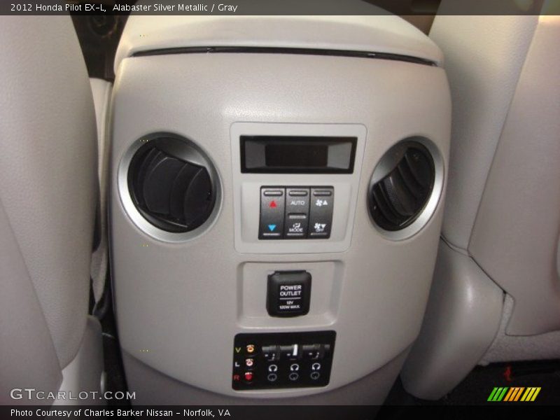 Alabaster Silver Metallic / Gray 2012 Honda Pilot EX-L