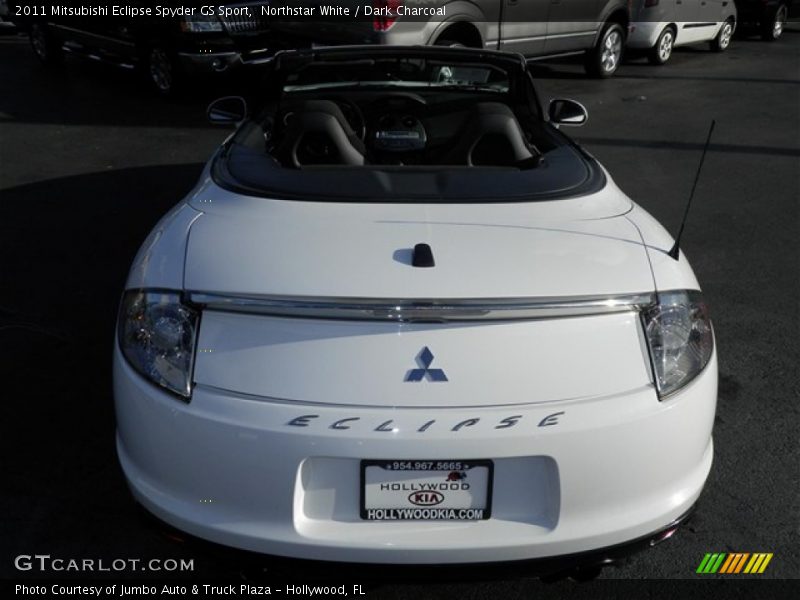 Northstar White / Dark Charcoal 2011 Mitsubishi Eclipse Spyder GS Sport
