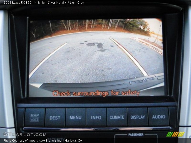 Millenium Silver Metallic / Light Gray 2008 Lexus RX 350