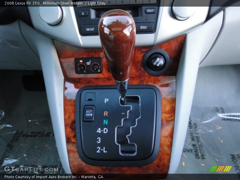 Millenium Silver Metallic / Light Gray 2008 Lexus RX 350