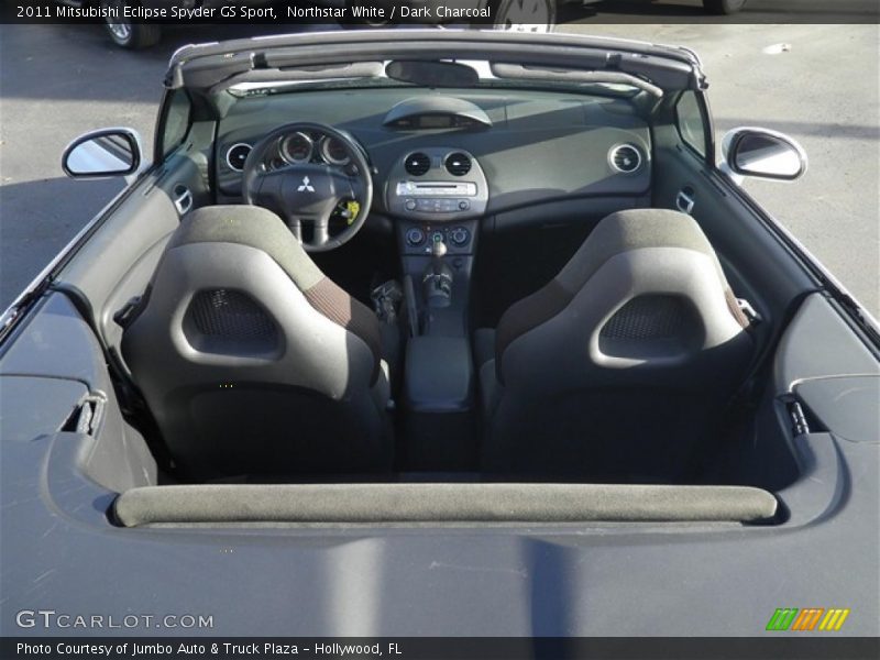 Northstar White / Dark Charcoal 2011 Mitsubishi Eclipse Spyder GS Sport