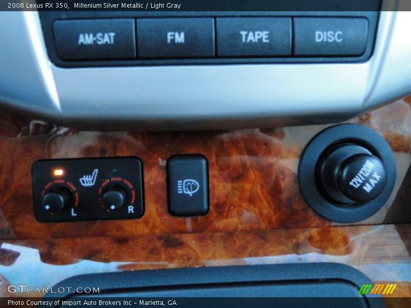 Millenium Silver Metallic / Light Gray 2008 Lexus RX 350
