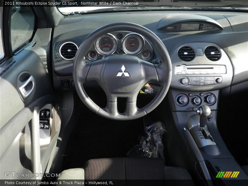 Northstar White / Dark Charcoal 2011 Mitsubishi Eclipse Spyder GS Sport
