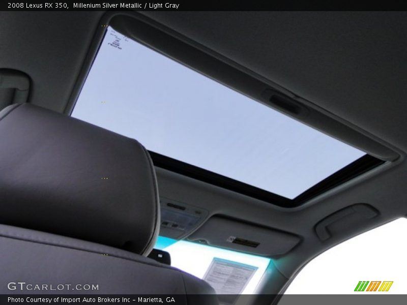 Millenium Silver Metallic / Light Gray 2008 Lexus RX 350