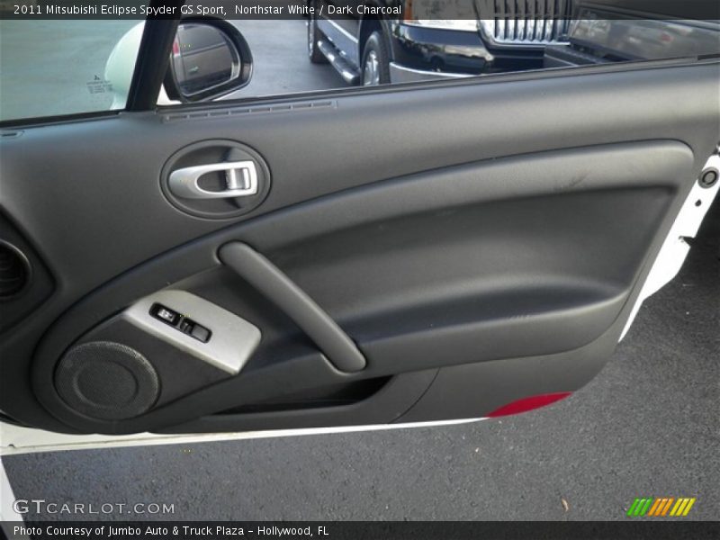 Northstar White / Dark Charcoal 2011 Mitsubishi Eclipse Spyder GS Sport