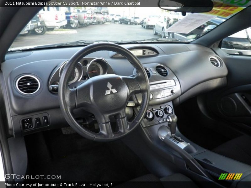 Northstar White / Dark Charcoal 2011 Mitsubishi Eclipse Spyder GS Sport
