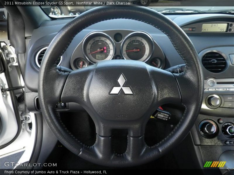 Northstar White / Dark Charcoal 2011 Mitsubishi Eclipse Spyder GS Sport