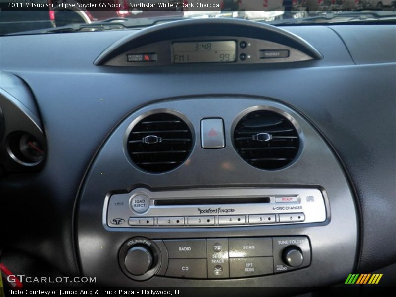 Northstar White / Dark Charcoal 2011 Mitsubishi Eclipse Spyder GS Sport