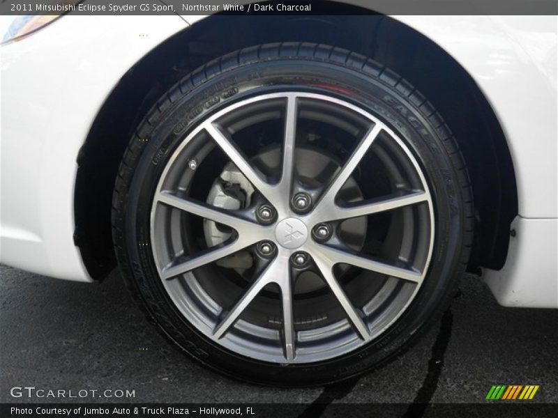 Northstar White / Dark Charcoal 2011 Mitsubishi Eclipse Spyder GS Sport
