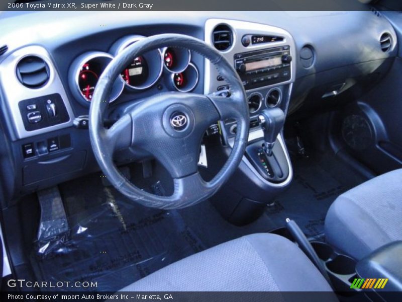 Super White / Dark Gray 2006 Toyota Matrix XR