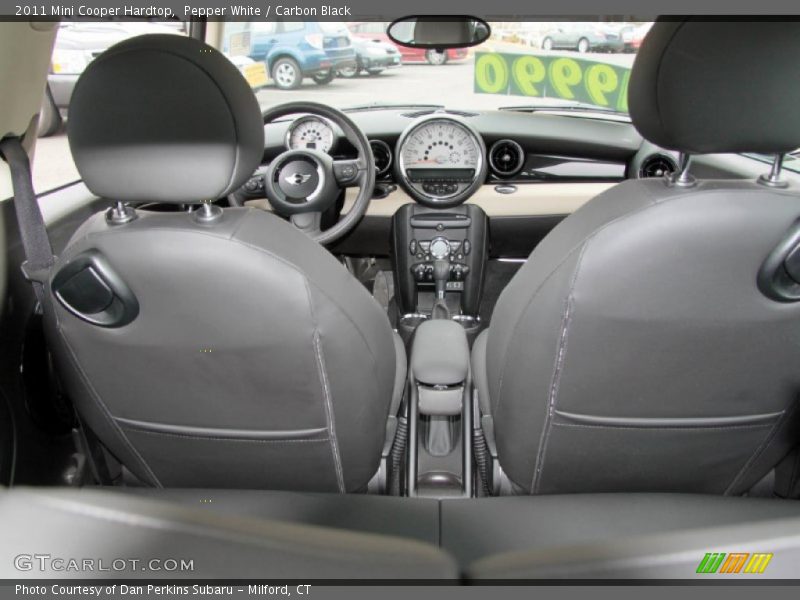 Pepper White / Carbon Black 2011 Mini Cooper Hardtop