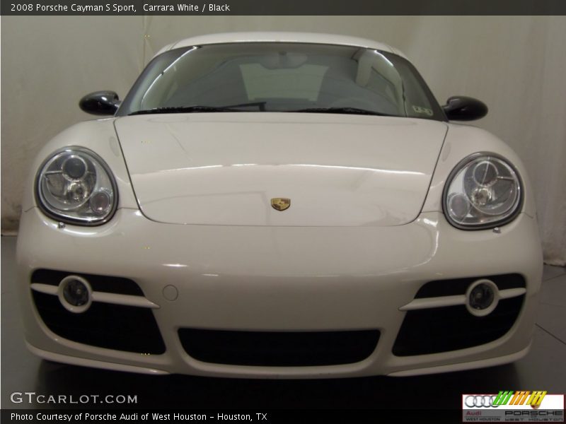 Carrara White / Black 2008 Porsche Cayman S Sport