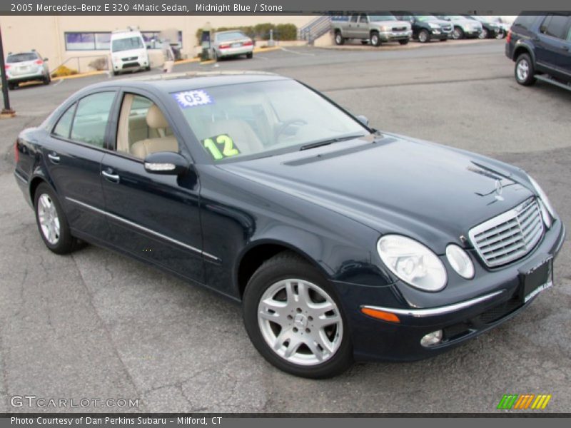 Front 3/4 View of 2005 E 320 4Matic Sedan