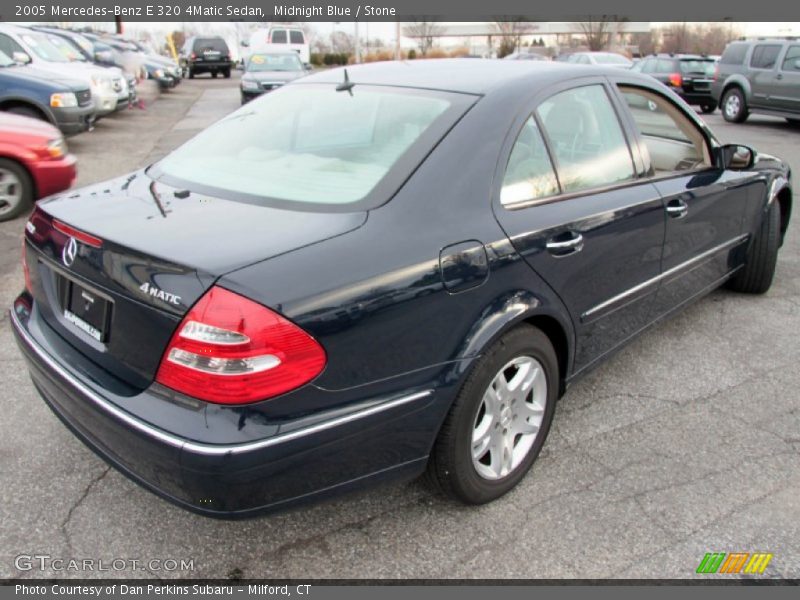 Midnight Blue / Stone 2005 Mercedes-Benz E 320 4Matic Sedan