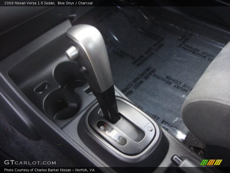 Blue Onyx / Charcoal 2009 Nissan Versa 1.6 Sedan