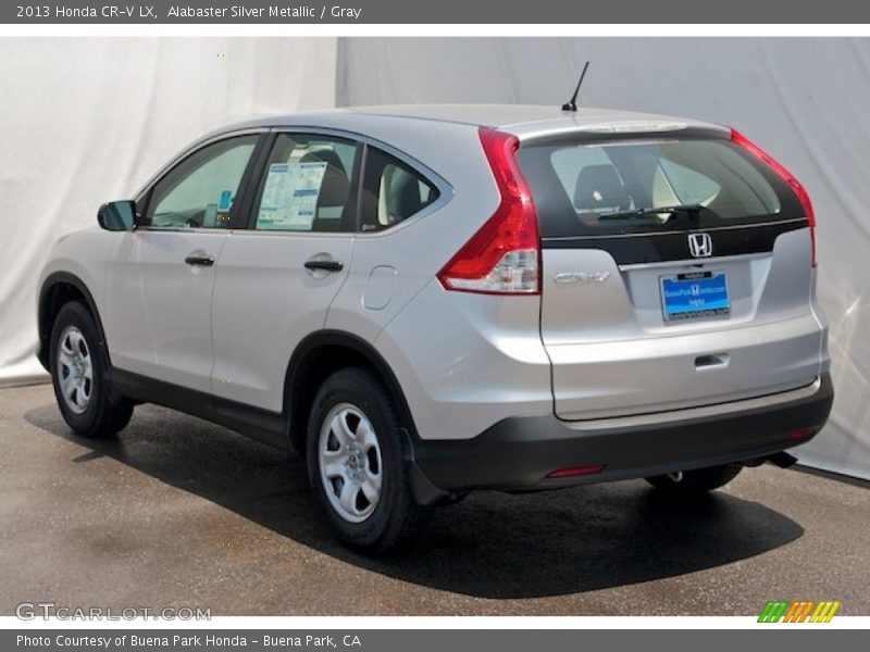 Alabaster Silver Metallic / Gray 2013 Honda CR-V LX