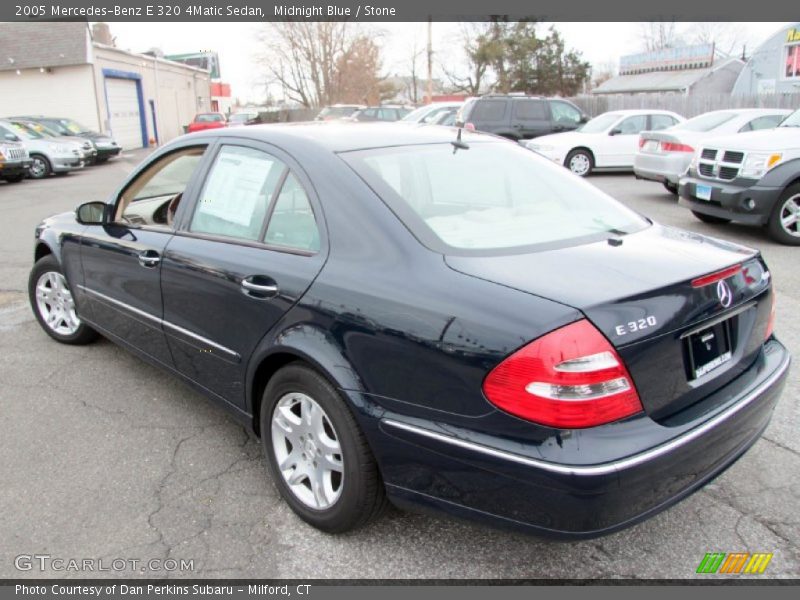 Midnight Blue / Stone 2005 Mercedes-Benz E 320 4Matic Sedan