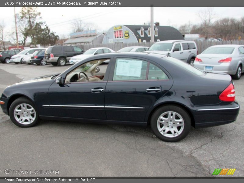 Midnight Blue / Stone 2005 Mercedes-Benz E 320 4Matic Sedan