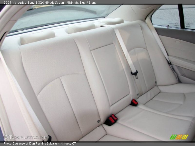 Rear Seat of 2005 E 320 4Matic Sedan